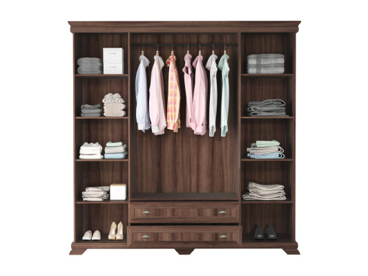 Kangaskaappi wardrobe with drawers and clothes door