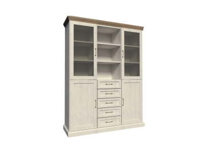 Large kitchen cabinet with drawers