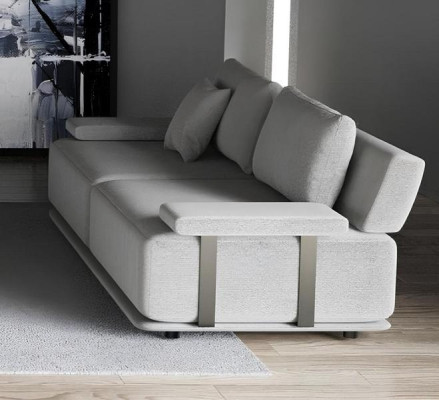 3-seater Estetica sofa with detail-focused design