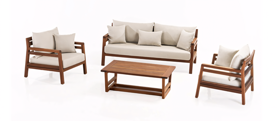 Garden furniture set that combines beauty and comfort in every corner of the garden