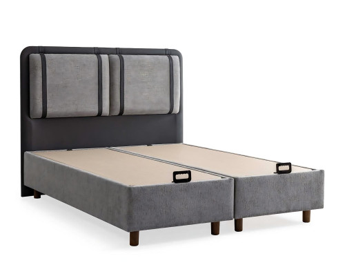 An elegant and stable bed with mattress that adds charm to the decor.