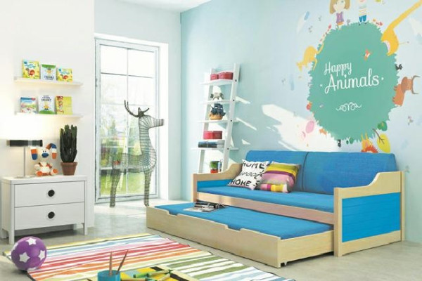 Sofa bed with function and drawer, double bed, bunk bed, David beds