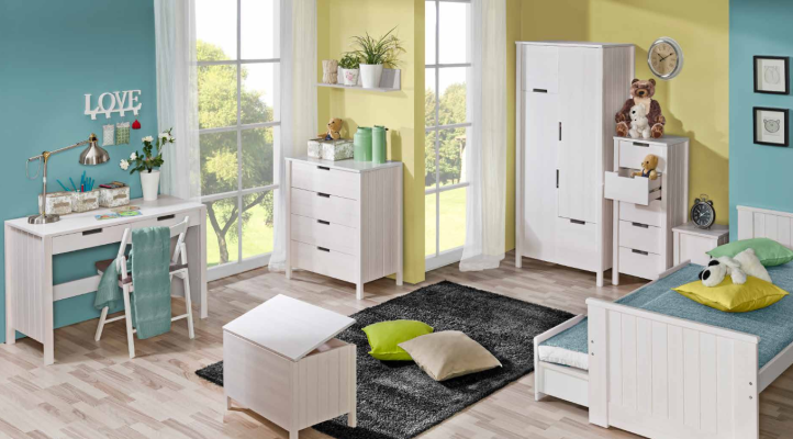 Wardrobe Closet Wood Pine White Wardrobes Shelf Multipurpose