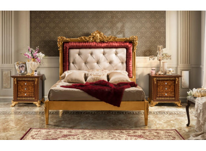 Bed 2x Nightstand Bedroom Set Designer Luxury Beds Hotel Complete 3-piece.