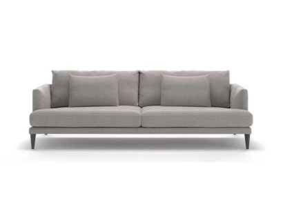 Two-seater luxury gray sofa textile furniture living room sofas Couen modern