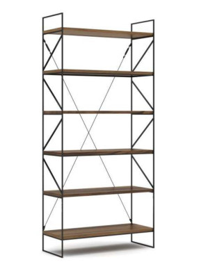 Wall shelf modern bookshelf living room shelf designer wooden furniture