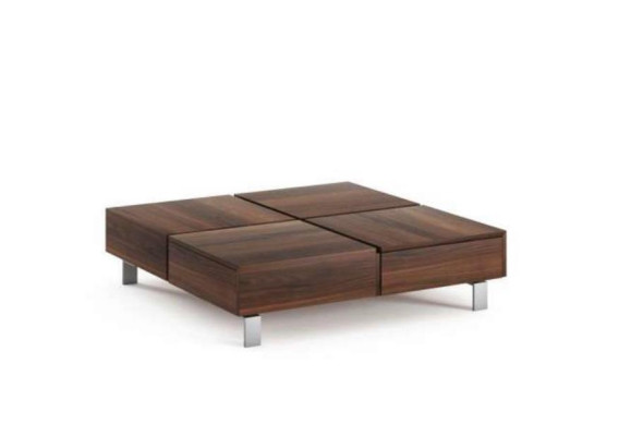 Living room coffee table luxury walnut natural designer new furnishings