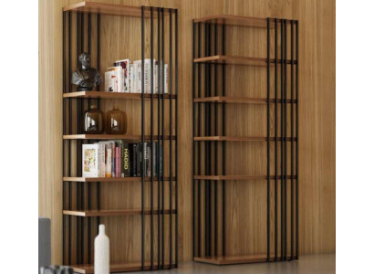 Bookshelf Luxury Cabinet Modern Living Room Wall Storage Shelves New