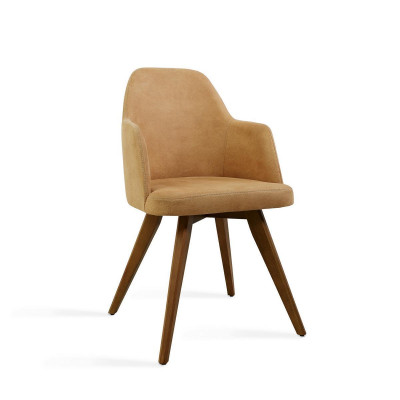 Designer furniture chair with armrests modern luxury dining room decor