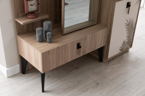 Bedroom luxury modern dresser with mirror modern furniture wood new