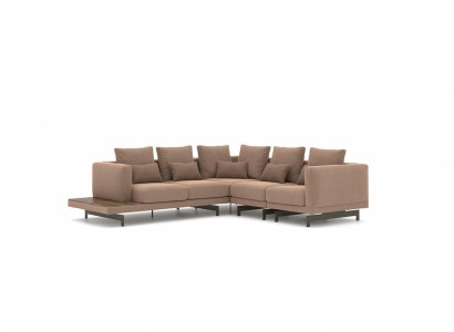 Upholstered furniture corner sofa L-shape sofa couch upholstery textile luxury furnishing