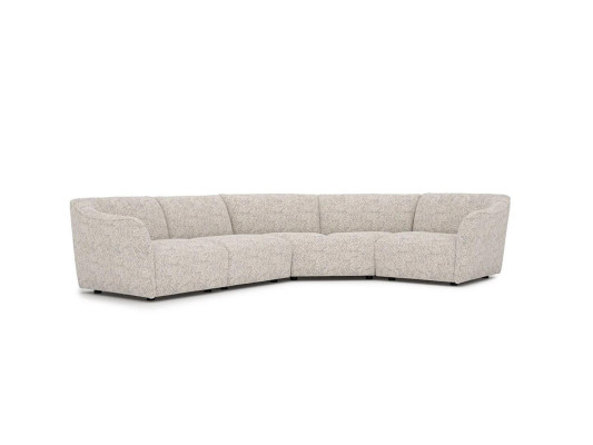 Luxury Set Corner Sofa L-shape Upholstered Living Room Coffee Table New Side Table