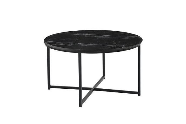 Black coffee table living room high-quality modern minimalist furniture new wood