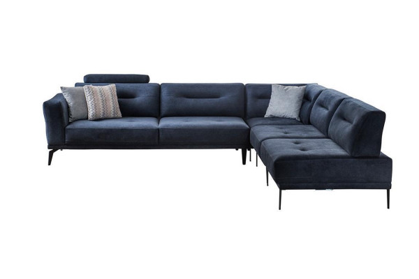 L-shaped luxury living room 4-seater fabric sofa corner sofa modern design