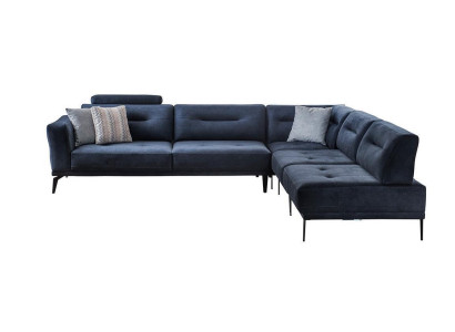 L-shaped luxury living room 4-seater fabric sofa corner sofa modern design