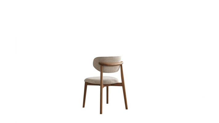 Chic comfortable dining chair in beige made from quality wood Exclusive