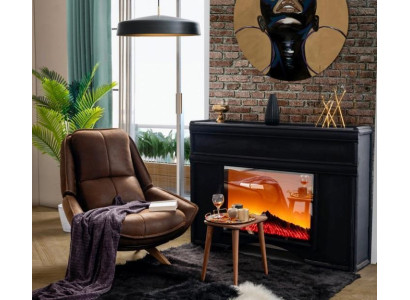 Luxury armchair modern design living room furniture brown color style novelty