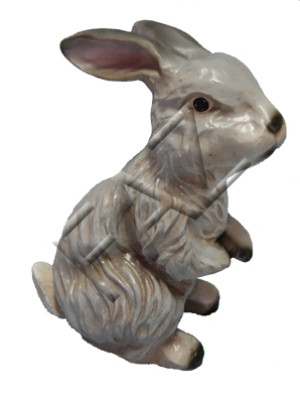 Design Hare Figure Garden Statue Sculpture Figures Sculptures Decoration New c89