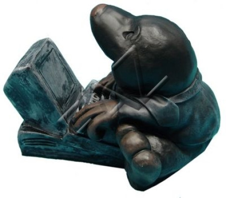 Mole Figure Garden Statue Sculpture Figures Sculptures Decoration c194