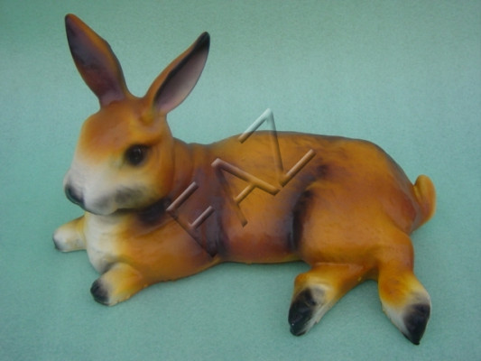 Design Hare Figure Garden Statue Sculpture Figures Sculptures Decoration New c400