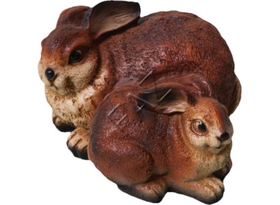 Design Hare Figure Garden Statue Sculpture Figures Sculptures Decoration New c592