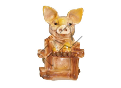 Design Pig Figure Garden Statue Sculpture Figurines Sculptures Decoration C33