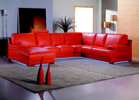 Leather sofa sectional corner sofa upholstered corner seating couch suite U-shaped XXL big.
