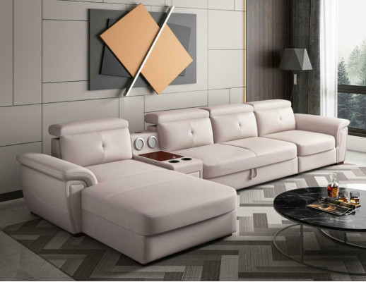 Sofa Couch Corner Sofa L-shape Upholstered Modern Seating Relax Luxury Furniture Living Landscape