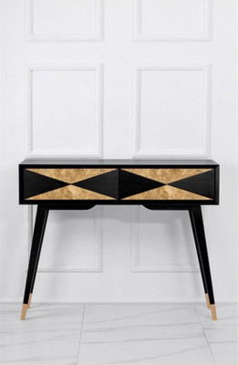 Console table, table console, sideboard, end table, wood, modern luxury, gold design