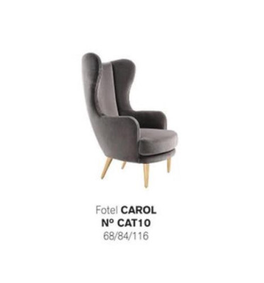 Wingback chair armchair lounge chair single seat fabric luxury living room modern gray new