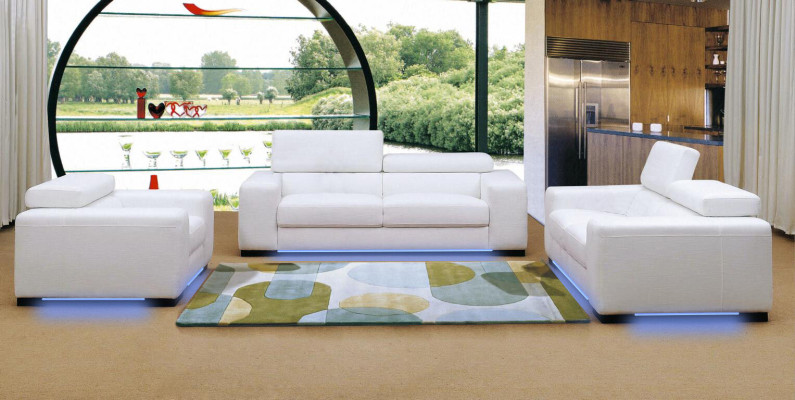 Sofa set design couch 3+2 set upholstered leather decorative sofa living room