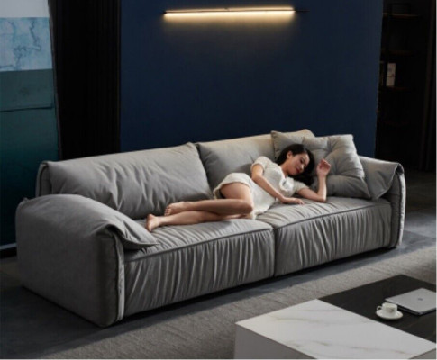 Design Sofa 4-seater Upholstered Textile Sofa Furniture Sofa 4-Seater Couch Upholstered