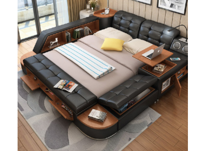 Multifunction bed beds double bed decor double bed upholstered bed bedroom
