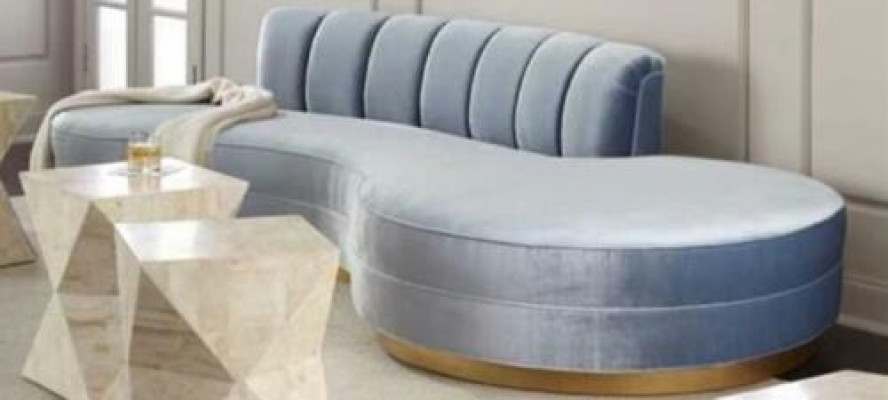 Round Relax Couch Sofas Luxury Furniture Round Sofa 3-Seater Round Couches Oval Corner New