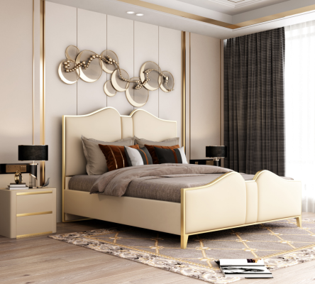 Double bed bed matrimonial bed design upholstered bed designer bed leather beds