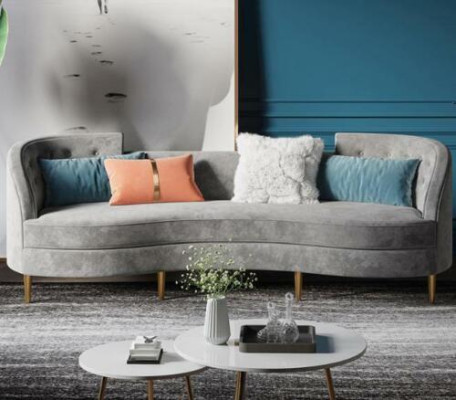 3-seater fabric sofa living landscape relax seat design couch lounge sofas textile