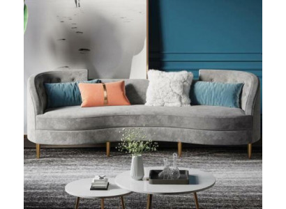 3-seater fabric sofa living landscape relax seat design couch lounge sofas textile