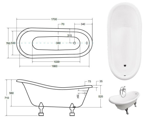 Classic Freestanding Bathtubs Antique Style Bathtub Tub Bath