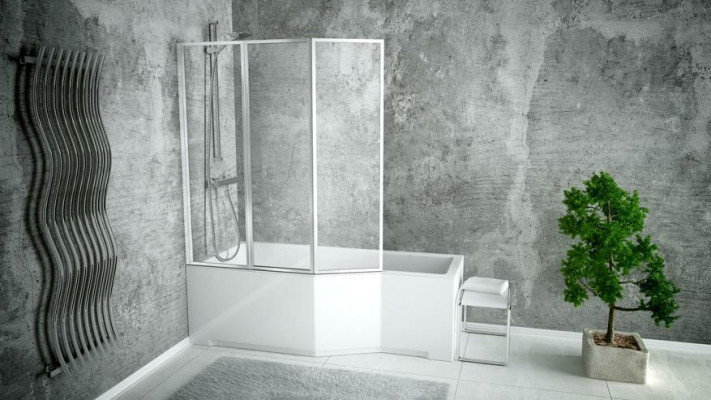 Rectangular bathtub bath modern bathroom tub acrylic shower screen