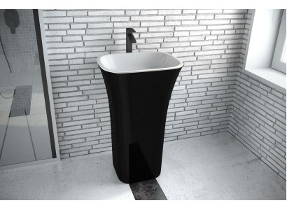 Modern design washbasin acrylic stand bathroom freestanding vanity