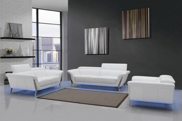 Leather Sofa Set 3+2 (without armchair) Couch Seat Upholstery Suite 1547