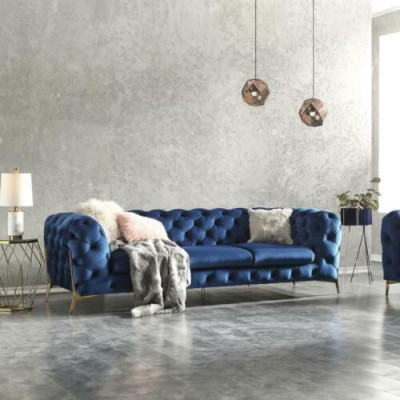 Chesterfield Noble Designer Couch Upholstery Fabric Textile Velvet Sofa Luxury Couches