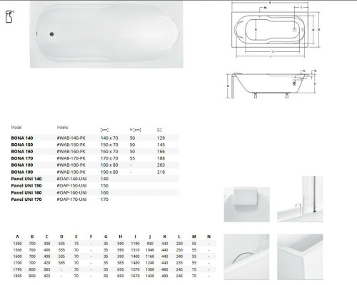Bathtub Rectangle Bathtub Modern Bathroom Tub Acrylic Shower Wall