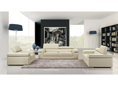 3-seater leather sofa couch cushion seat 3-seater lounge club sofas couches leather