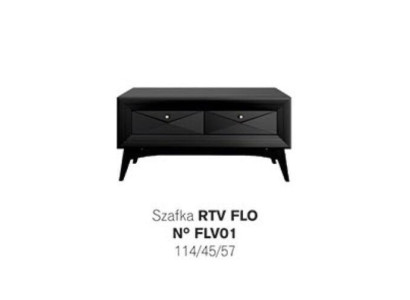 TV stand lowboard sideboard table living room modern wood black design