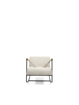 Armchair 1-Seater Textile Upholstered Seat New Luxury Armchair Design Lounge