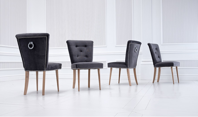 Chair Set Upholstery 10x Luxury Design Chesterfield Chairs Group 10-piece.