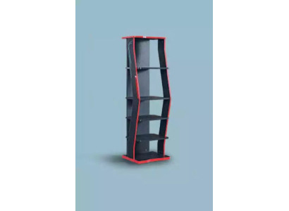 Regal Closet Bookshelf Cabinets Multipurpose Furniture Brown 164x40x34