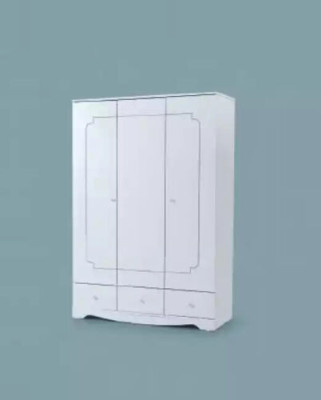 Wardrobe Closet Furniture Bedroom Cabinets Wood White Loft Interior