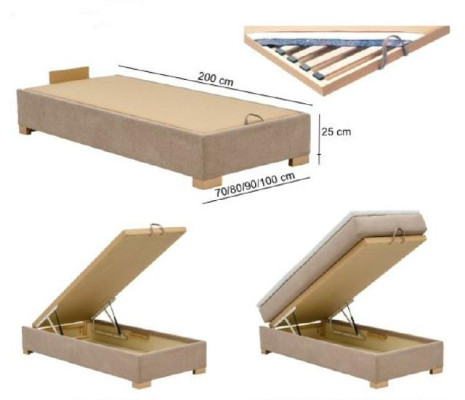 Continental textile bed box spring bed beds upholstery high double leather
